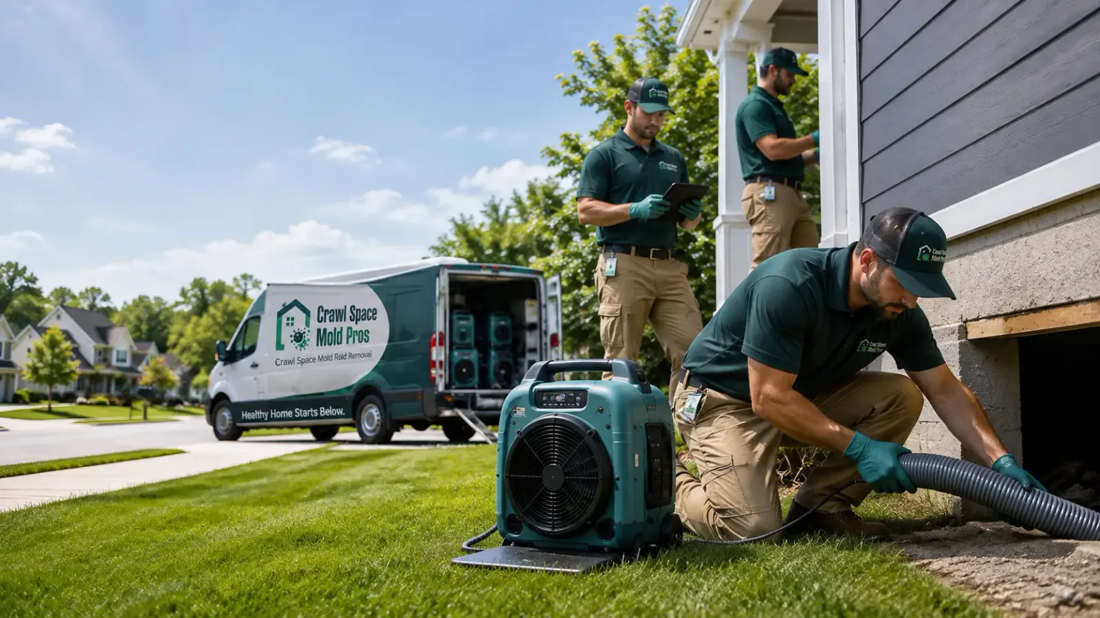 Crawl Space Mold Removal in East Petersburg, PA